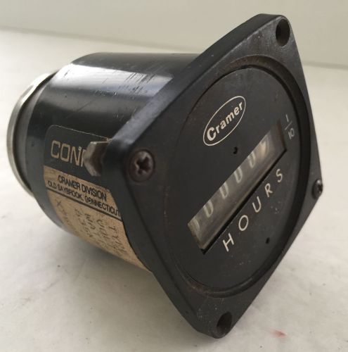 Used Cramer Division Hour Meter Type 635R, 117 RPM 1/20 115V -Untested