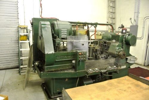 Goss Deleeuw 123 multispindle automatic chucker turret machine 7 spindles