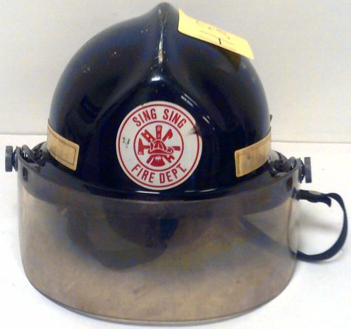 Firefighter bunker turn out gear cairns n660c black helmet reflector visor  h32 for sale