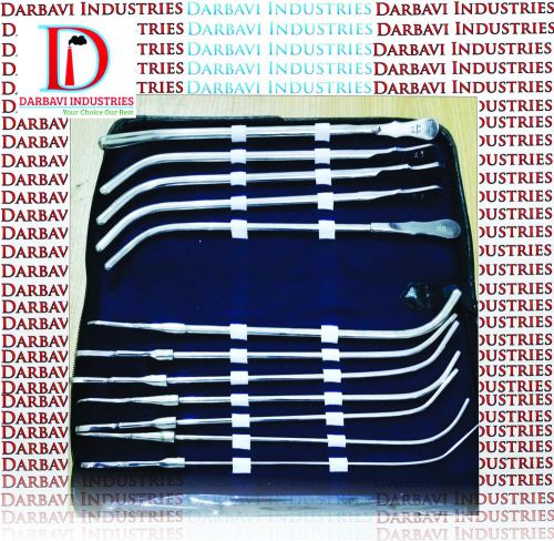 12 Hegar Dilator Sounds Set Gynecology Surgical Instruments