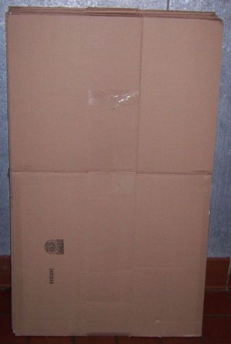 (LOT OF 10) Cardboard Flat Shipping Storage Boxes 26&#034; x 20&#034; x 6&#034;