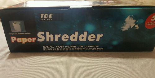Paper Shredder by TDE Systems