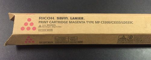 Genuine OEM Ricoh Magenta Print Toner Cartridge MP C3300 841278 +