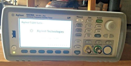 NEW Agilent / HP 53230A Universal Frequency Counter/Timer 350MHz 12digits 20ps