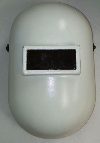 White fibre metal welding helmet 5110pwebp north for sale