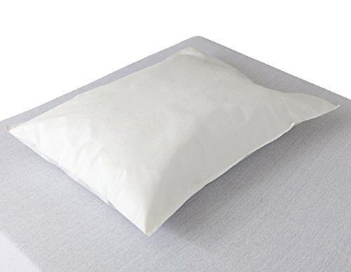 Medline NON24345 Disposable Tissue/Poly Pillowcases, 21&#034; x 30&#034;, White Pack of