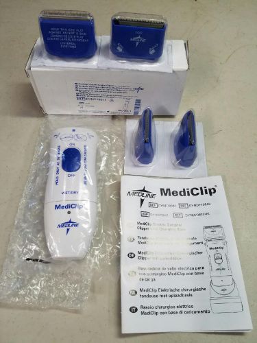 Medline DYND70840 MediClip Surgical Clippers w/ Charge Base / 4 Blades - DEAL!!!