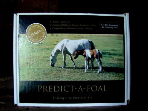 Predict A Foal Foaling Time Predicting Kit ~ Compare at $55 on eBay!