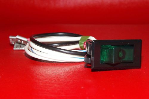 OEM Part: BA Easy-Lam II EZ2711 Green Drive Rocker Switch 10033 / 10A 250VAC
