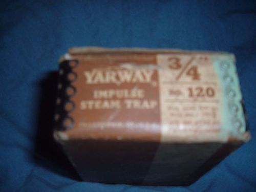 yarway no. 120 3/4 impulse steam trap