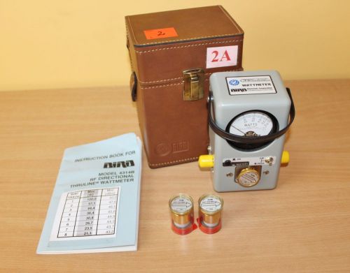 Wattmeter BIRD 4313B in Case, Plug-in elements 10E and 2 x 50E