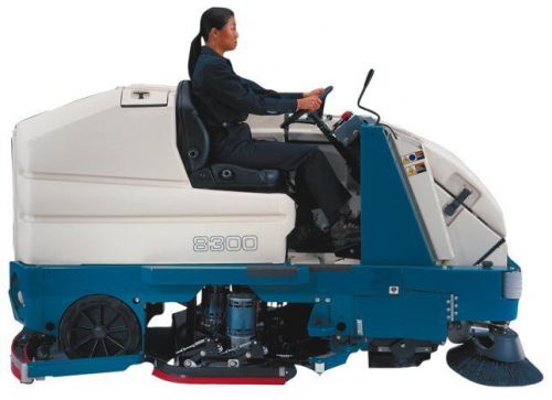 Tennant 8300 ride-on sweeper-scrubber - used for sale