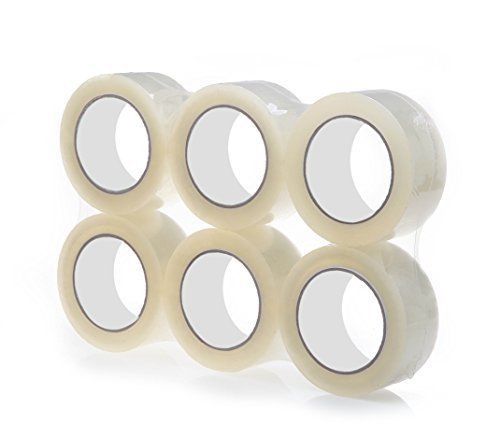 6 rolls economy packing tape 1.7 mil thick, 2&#034; x 110 yrd, 3&#034; core , 6/pk, clear for sale
