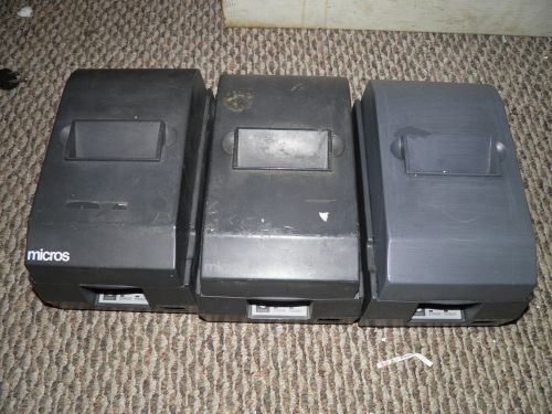 3 Epson Model TM-U200B M119B  POS Receipt Printer for Parts or Serial