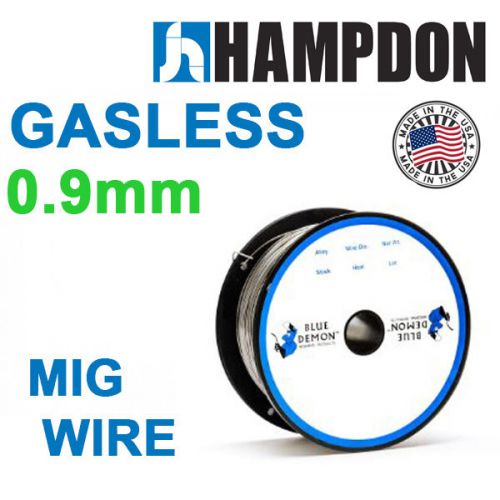 Gasless mig welding wire 0.9mm 0.9kg spool blue demon e71t-11 usa made for sale
