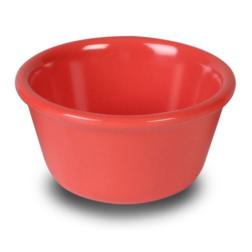 1 DZ 4 oz Smooth Melamine Ramekin Ramekins Red-sh ORANGE 4OZ ML538RD NSF