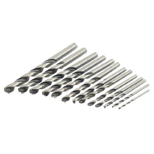 Amico 13 in 1 straight shank hss 1.5mm to 6.5mm twist drill bits set w yellow for sale
