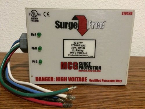 MCG Power Surge Protection 80-277Y enclosure 277/480 VAC, 3 Ph, 4W+G