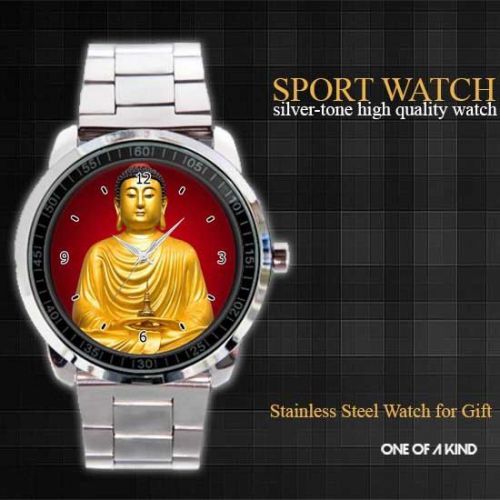 Gautama Buddha sport Metal Watch