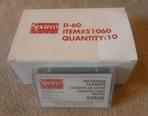 Sparco 51060 Dictating Cassette Tapes - 10 Pack