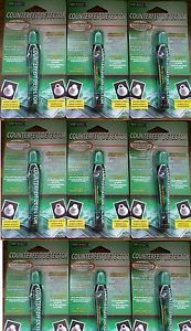 Counterfeit Detectors, Sure n Fast Detector Pens 9 Pack