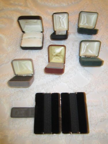 27 Jewelry Boxes &amp; (1) Silver metal Credit Card Holder/ magnetic close-WHOLESALE