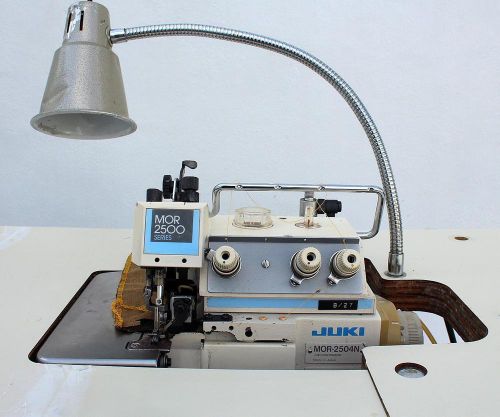 JUKI MOR-2504N Top Feed Serger 1-Needle 3-Thread Industrial Sewing Machine 220V