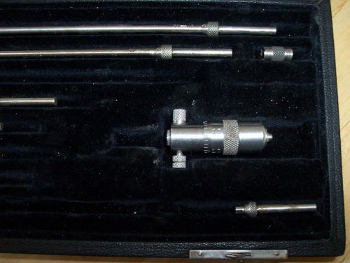 0 -12 Starrett Inside Micrometer with case