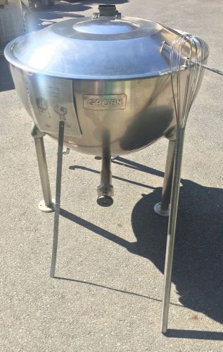 Groen gt-60 60 gallon stainless steel direct steam kettle for sale