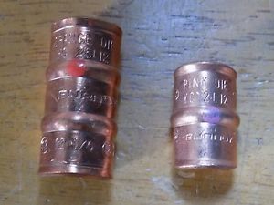C-tap copper crimp connectors: mixed lot of 36; 28 orange die / 8 pink die for sale