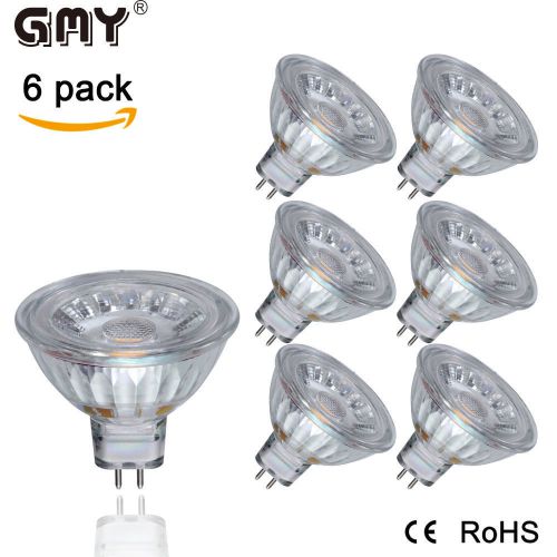 X6 flip chip mr16 5w glass led light spotlight ac/dc12v 34w halogen equival new for sale