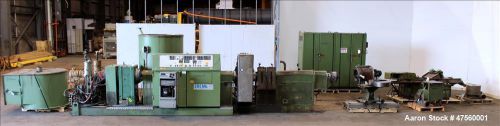 Used- Erema Film/Fiber Pelletizing Line Consisting of: Erema model RM120TVE sing