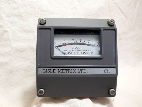 Lisle-metrix 671c1f1g0k 671 *new* conudctivity meter (3k5) for sale