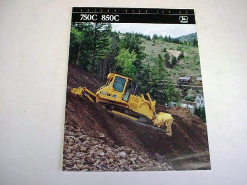 John Deere 750C &amp; 850C Crawler Dozer Brochure