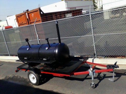 Trailer smoker bbq custom for sale