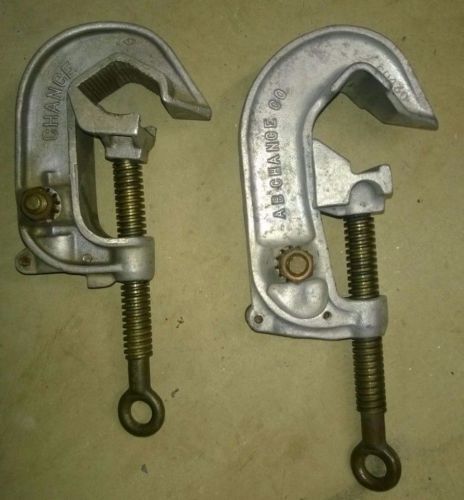 Lot of 2 A.B. Chance Grounding Clamp
