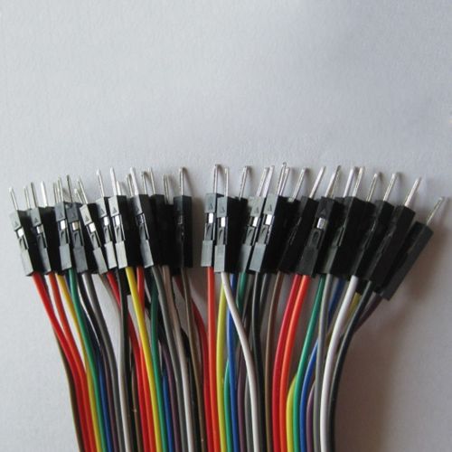 1x/40roots 20cm male to female dupont cable jumper wire for arduino breadboard for sale