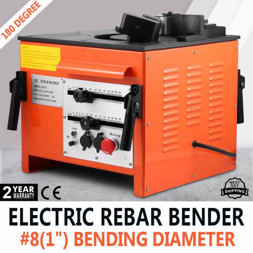 ELECTRIC REBAR BENDER BENDING PIPE TUBE METAL 0-180 DEGREE METALWORKING BENDS