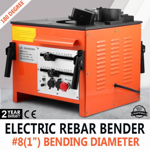 Electric rebar bender bending pipe tube metal 0-180 degree metalworking bends for sale