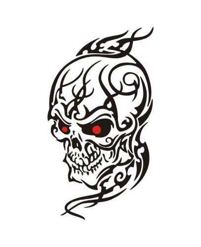 Creative Skull Car Window Truck/Van Tempo Sticker Vinyl Decals-1867