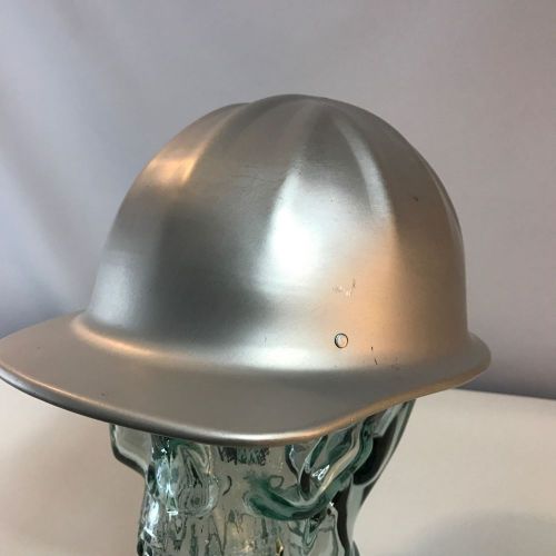Vintage McDonald T Cap-Standard Aluminum Hard Hat MSA Mine Safety Appliances #1
