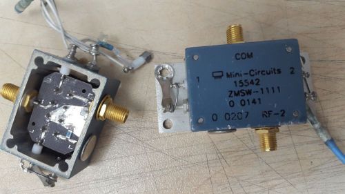 Mini Circuits 15542 ZMSW-1111Coaxia SW 50W SPST Pin Diode Reflective 10- 2500MHz