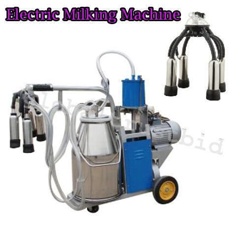 Nice electric milking machine for form cows bucket 110v/220v 304 stainless steel for sale