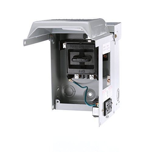 Siemens WF2060GFCI 60 Amp Fusible AC Disconnect with GFI Receptacle