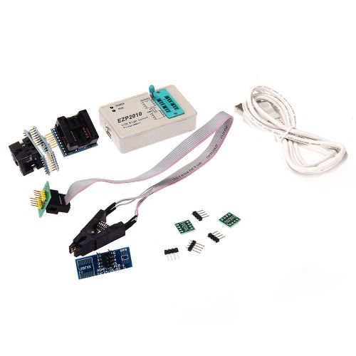 High Speed Programmer EZP2010 24 25 93 EEPROM with Clips Socket Adpter USB