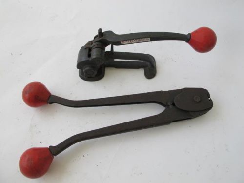 Signode model st 3/8&#034;-3/4&#034; banding strapping tensioner &amp; crimper 1/2&#034; sealer set for sale