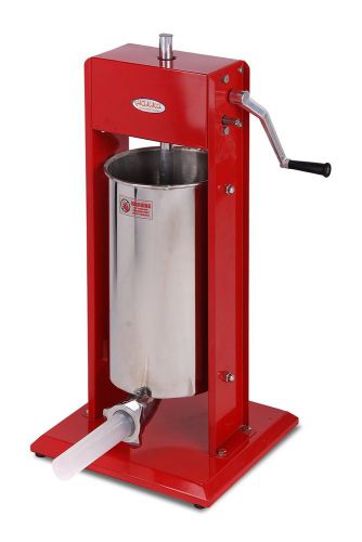 Hakka sausage stuffer 11 lb/5 l two fill rate spray-painted steel vertical 7-... for sale