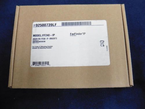MULTITECH SYSTEMS FF240-IP BRACKETS FAX FINDER IP MOUNTING BRACKETS COMPLETE NEW