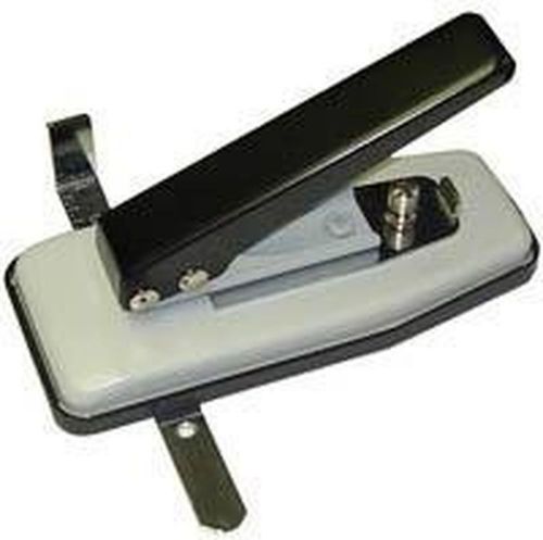 TruLam Id Card Badge Slotted Hole Punch with Side and Depth Guides Desktop Ca...
