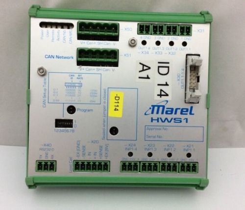 Marel HWS1 Control Module Controller CAN Network